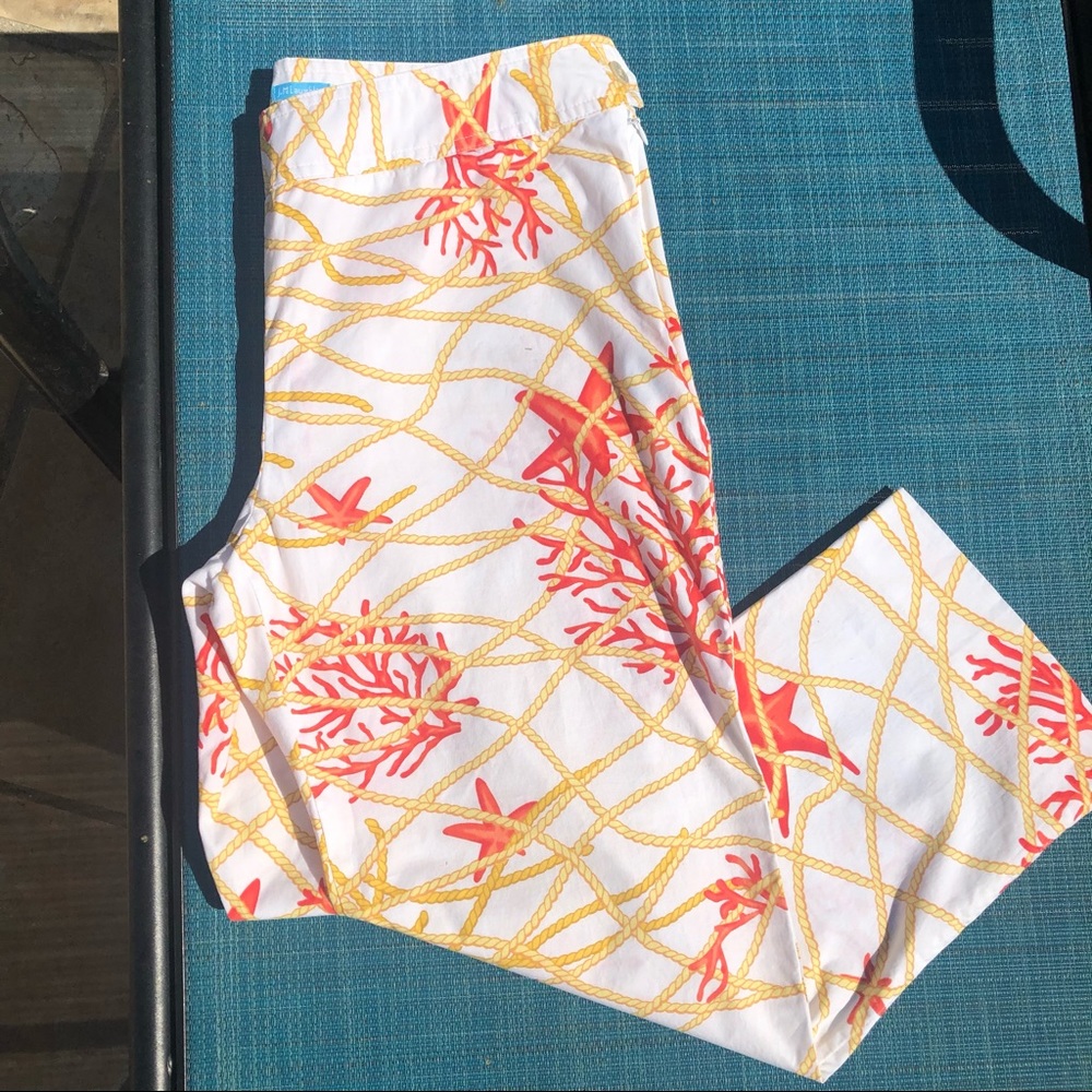 J McLaughlin Cropped Cotten Summer pants